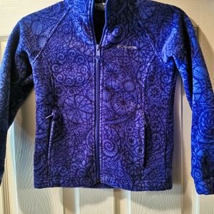 Used purple fleece jacket